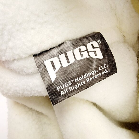 PUGS Trapper Flapper Hat Fleece Lined O/S Mohawk Fringe Chullo Ushanka - Picture 3 of 4